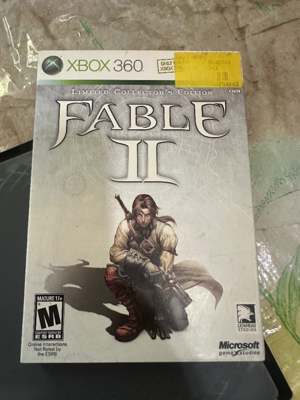 Fable II Limited Collector's Edition Microsoft Xbox 360 2008 CIB 2 Disc Manual S